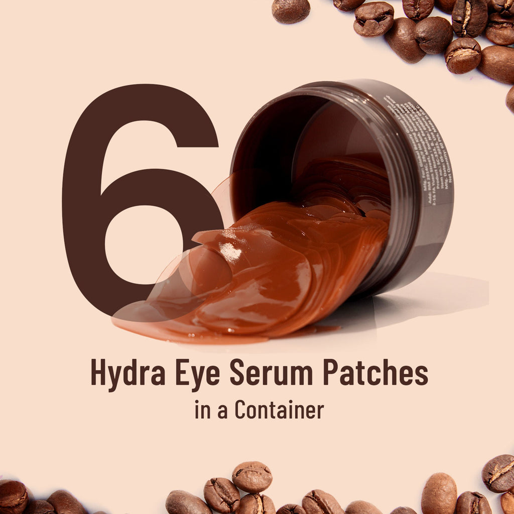 Swiss Beauty Hydra Eye Serum Patches For Dark Circles And Puffiness , Hydrate Skin - Coffee - Distacart