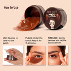 Swiss Beauty Hydra Eye Serum Patches For Dark Circles And Puffiness , Hydrate Skin - Coffee - Distacart