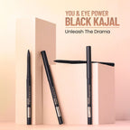 Swiss Beauty You & Eye Power Black Kajal - Pack Of 2 - Distacart