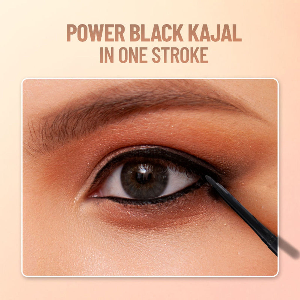 Swiss Beauty You & Eye Power Black Kajal - Pack Of 2 - Distacart