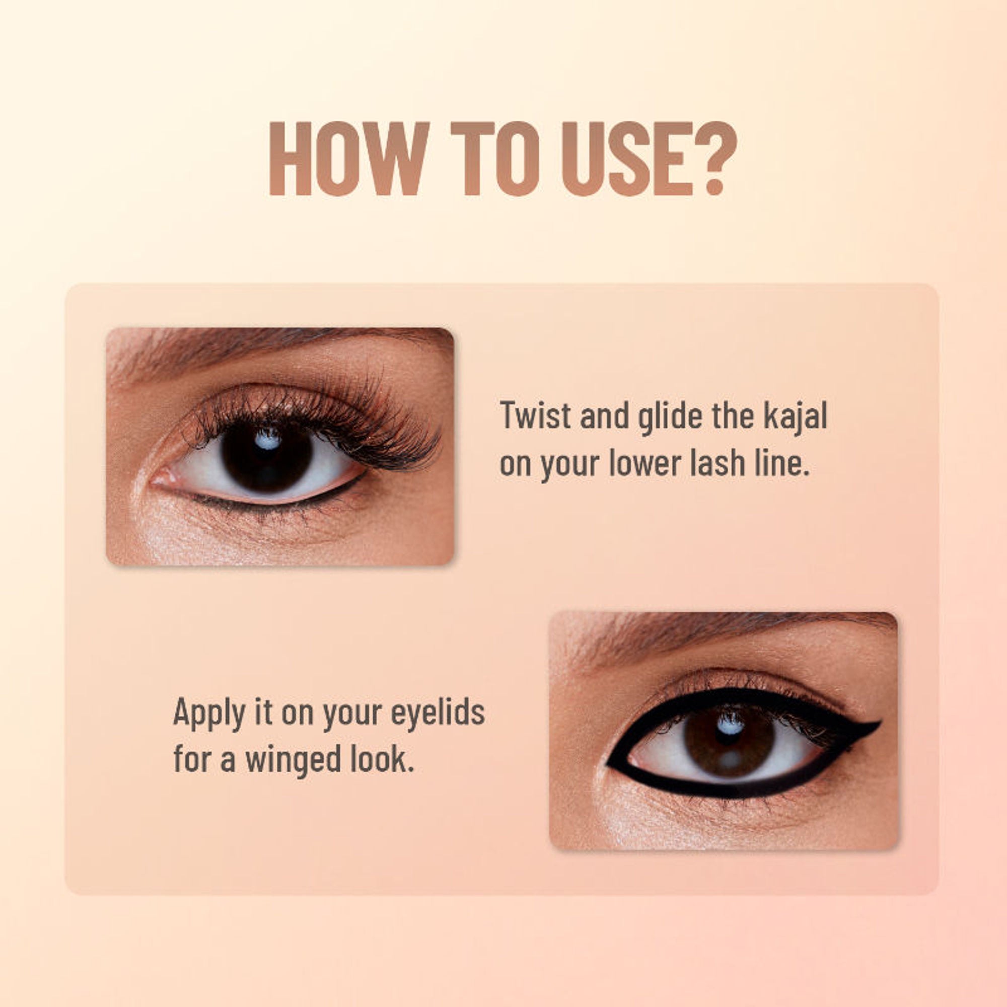 Swiss Beauty You & Eye Power Black Kajal - Pack Of 2 - Distacart