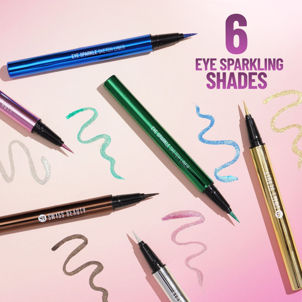 Swiss Beauty Eye Sparkle Sketch Liner - 2 Charming Gold