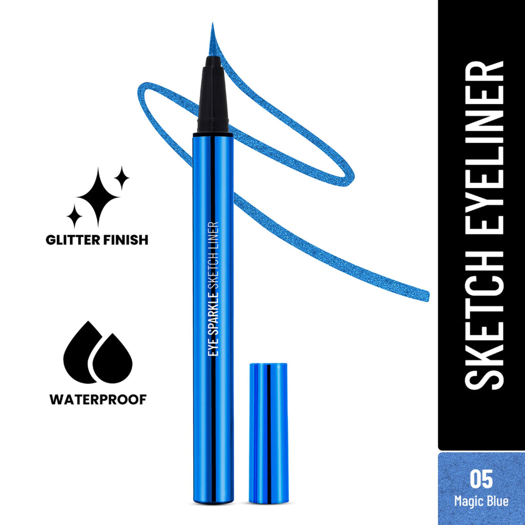Swiss Beauty Eye Sparkle Sketch Liner - 5 Magic Blue