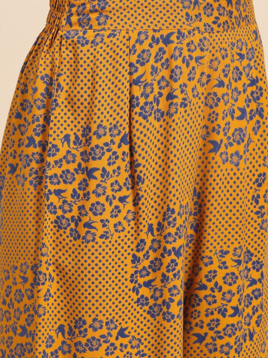 All About You Women Printed Regular Kurta with Palazzos