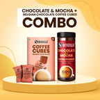 Bevzilla Chocolate & Mocha + Belgian Chocolate Coffee Cubes - Distacart