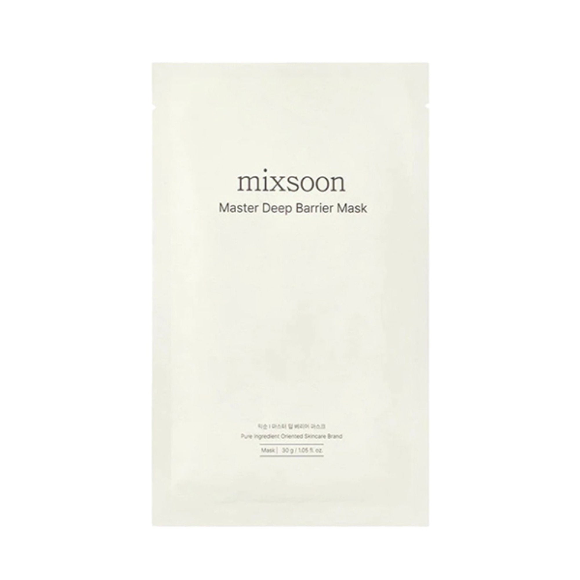 Mixsoon Deep Barrier Mask, Repairs, Strengthens & Restores Skin Barrier Sheet Mask