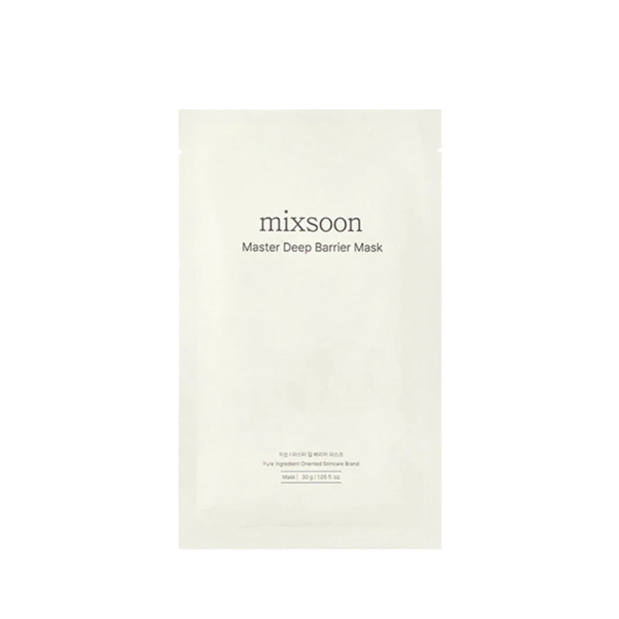 Mixsoon Deep Barrier Mask, Repairs, Strengthens & Restores Skin Barrier Sheet Mask