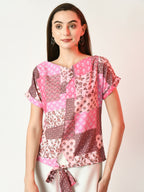 Myshka Women's Multi Printed Top