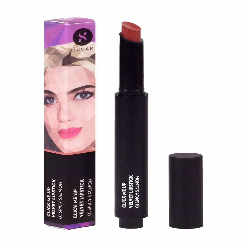 Sugar Click Me Up Velvet Lipstick - Spicy Salmon (Peach Rose)