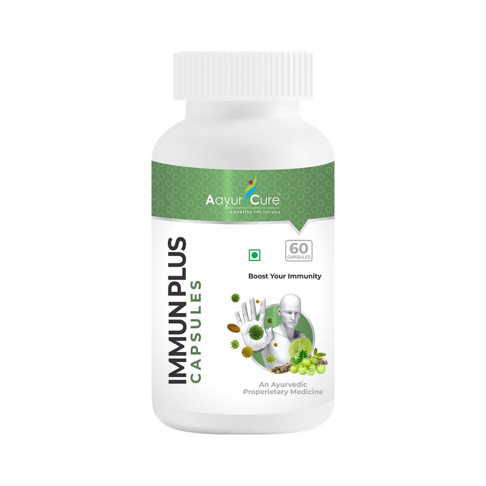 Aayur Cure Immunplus Capsules - Distacart