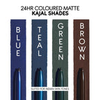 Kay Beauty By Katrina Kaif 24HR Coloured Matte Kajal - Brown