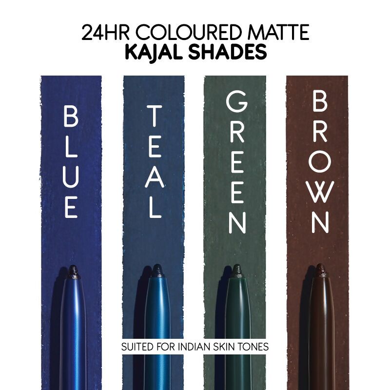 Kay Beauty By Katrina Kaif 24HR Coloured Matte Kajal - Brown