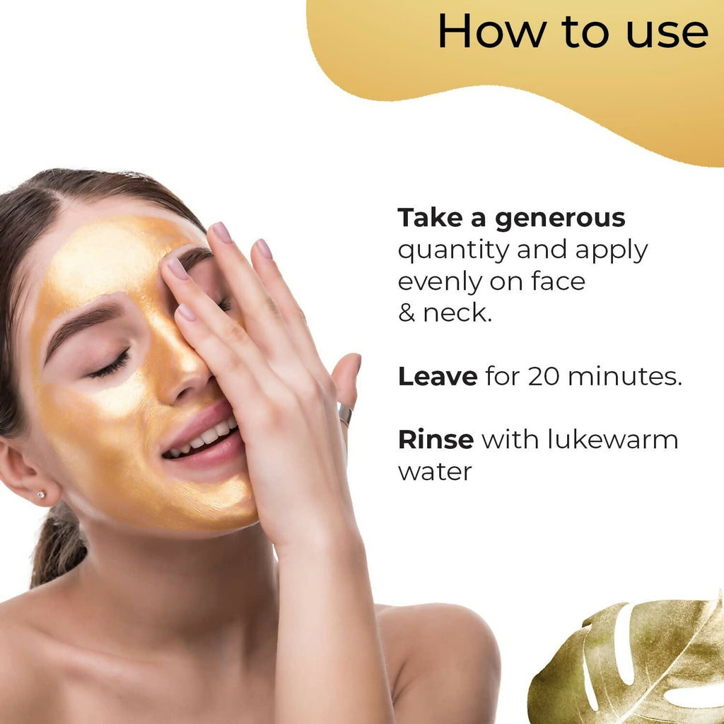 Pilgrim 24K Gold Facial Mask (Mini) For Glowing Skin And Restoring Skin Radiance - Distacart