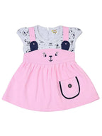 NammaBaby Baby Girl's A-Line Mini Frock Dress - Pink