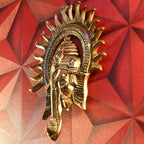 KridayKraft Metal Ganesha ji Statue, Ganpati Wall Hanging Sculpture Lord Ganesh Idol