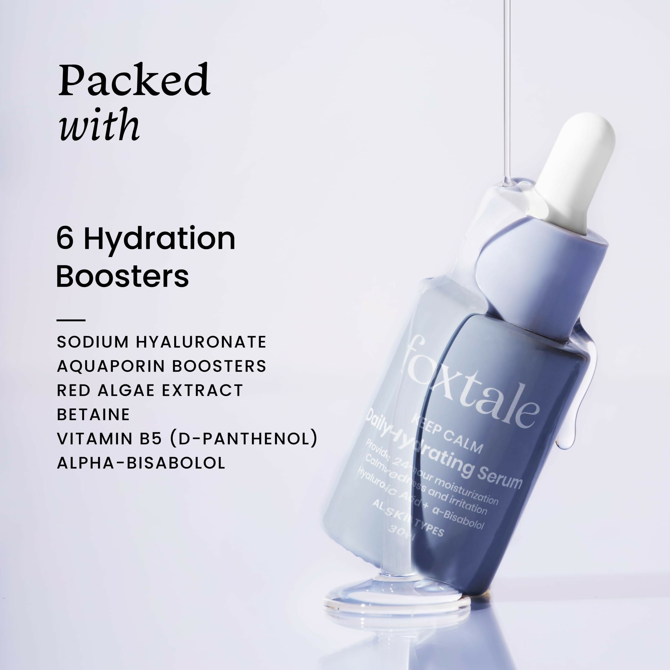 Foxtale Daily Hydrating Serum With Hyaluronic Acid - For Plump & Glowing Skin
