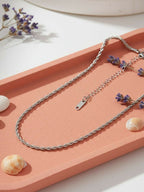 NVR Women German Silver Oxidised Chain - Distacart