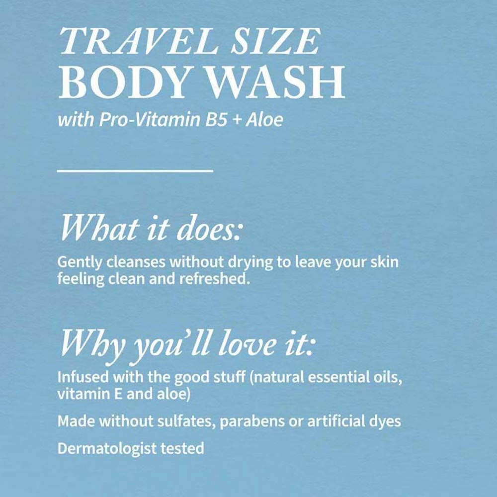 Bath & Body Works Gingham Travel Size Body Wash