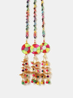 Ruby Raang Golden Work Parandi - Distacart