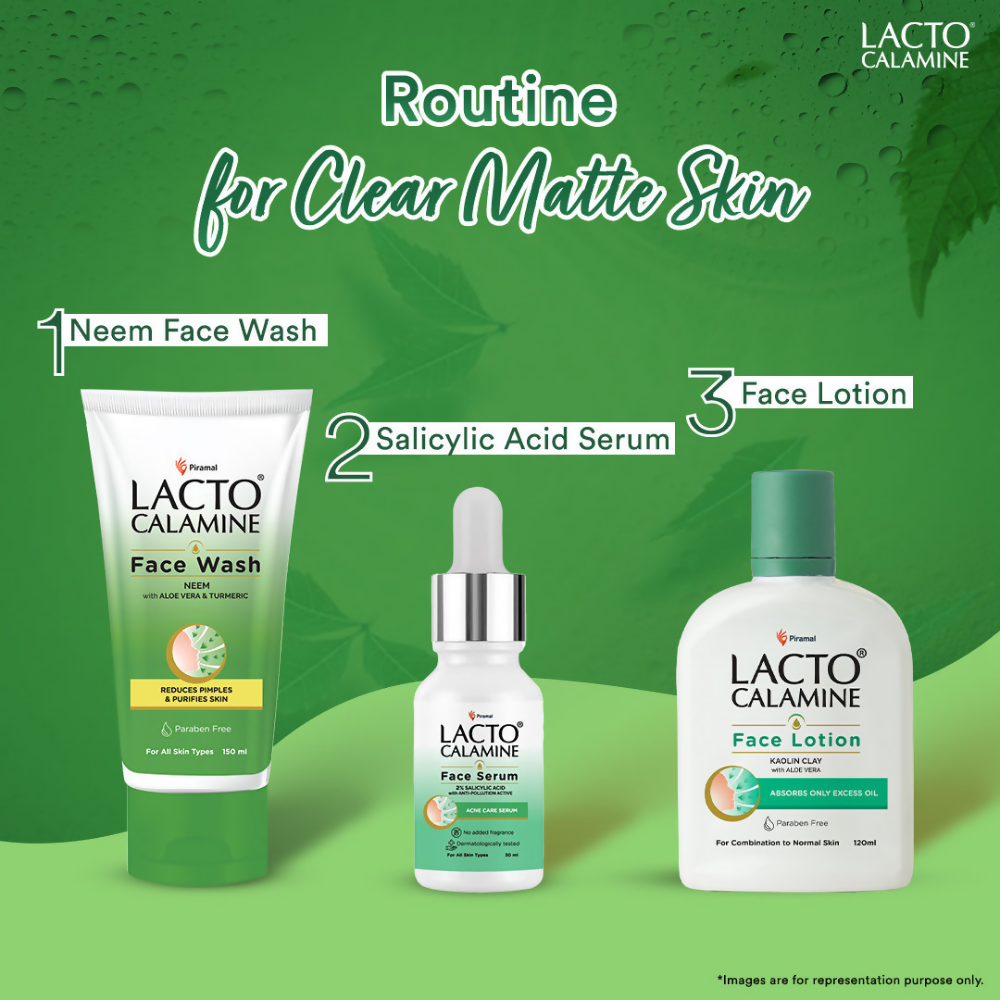 Lacto Calamine Facewash With Neem, Aloe Vera & Turmeric - Distacart
