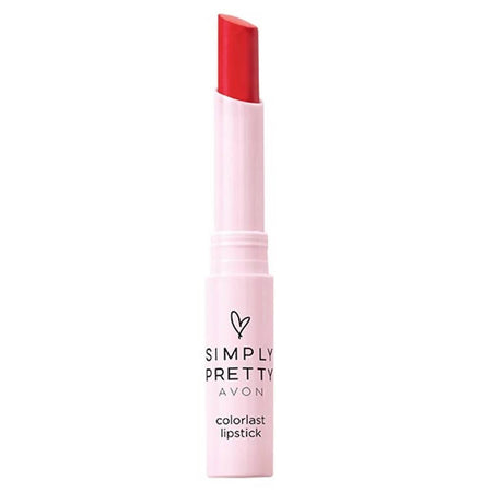 Avon Simply Pretty Color Last Lipstick - Celebrity Red