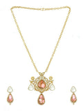Natural Stones Earrings and Necklace set - Ruby Raang