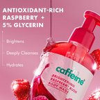mcaffeine All Skin Brightening SPF 50 PA+++ Sunscreen Body Lotion & Wash Raspberry Combo Kit