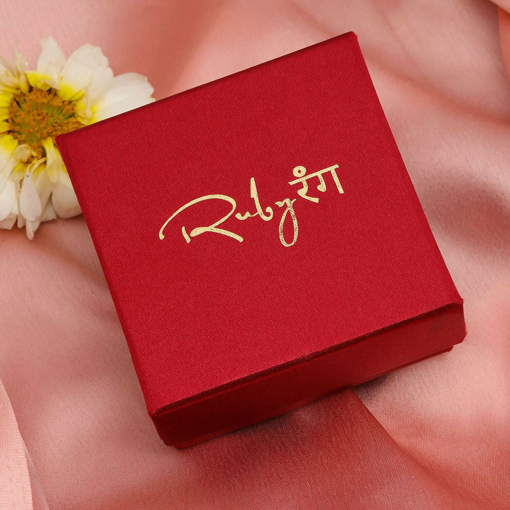 Kundan Earrings (Silver) - Ruby Raang - Distacart