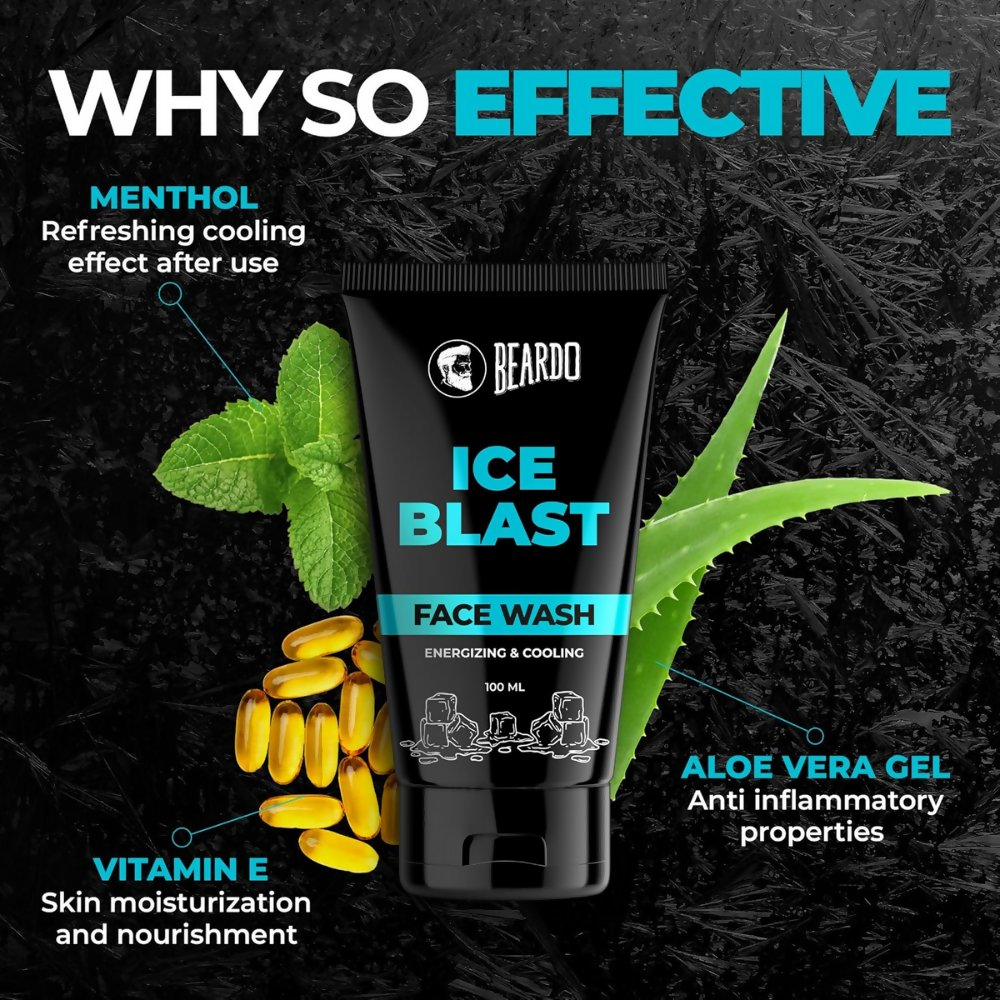 Beardo Ice Blast Cooling Facewash - Distacart