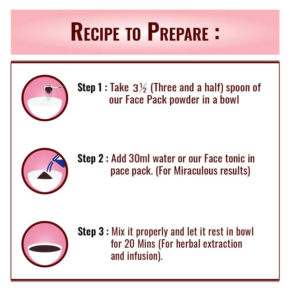 Brown & White Magical Face Pack
