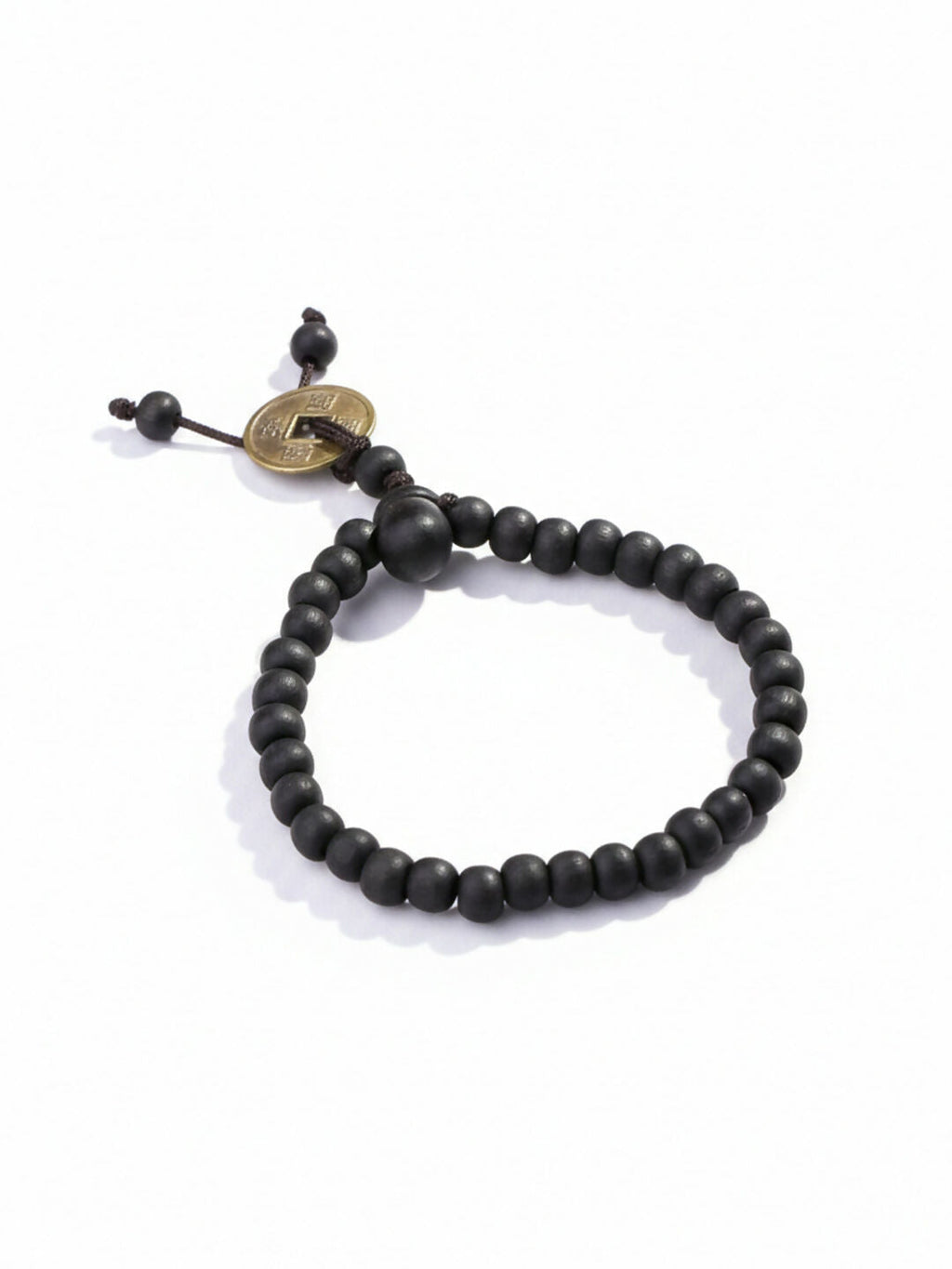 NVR Men Black Beaded Bracelet - Distacart