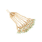 Nuyug 22K Gold-Plated Kundan Studded Jhumar Paasa Statement Head Jewellery - Distacart