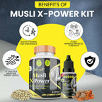 Divya Shree Musli X-Powder Capsule & Musli X-Power Oil Combo - Distacart