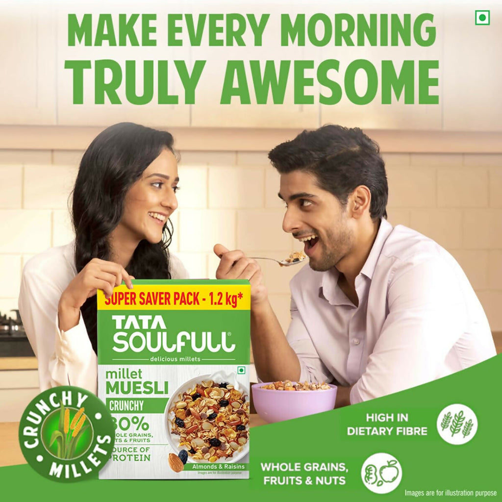 Tata Soulfull Millet Muesli Crunchy Breakfast Cereals - Distacart