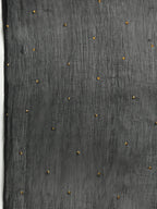Rudra Bazaar Black Angrakha Style Flared Kurta with Pyjamas & Dupatta - Distacart