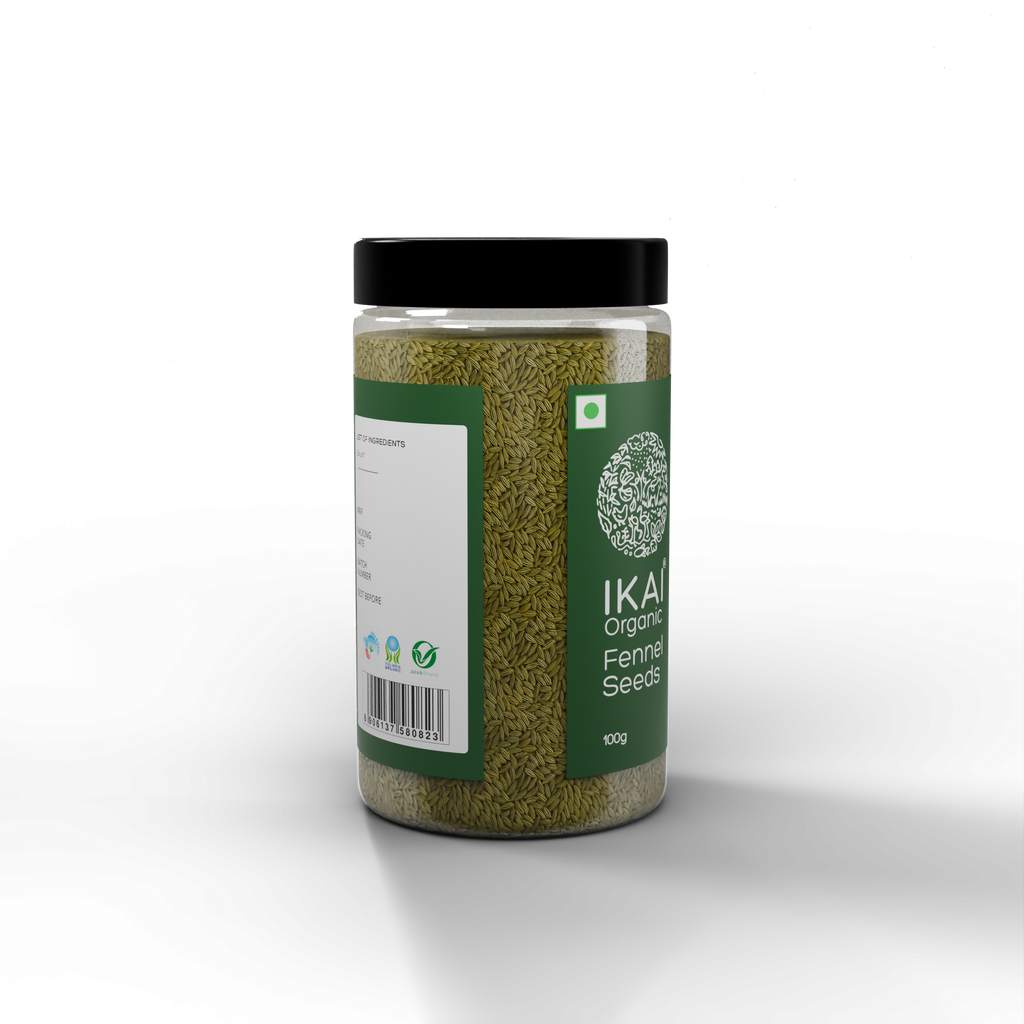 1 - Organic Fennel Seeds - 100g