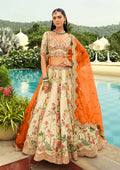 Monjolika Fashion Readymade Lehenga Choli Heavy Work Embroidered Silk In Cream - Distacart