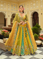 Monjolika Fashion Readymade Lehenga Choli Heavy Work Embroidered Silk In Multicolor - Distacart