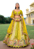 Monjolika Fashion Multicolor Designer Embroidered Work Fancy Silk Wedding Lehenga Choli - Distacart