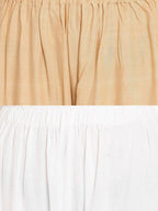 TAG 7 Women Pack of 2 Solid Flared Palazzos