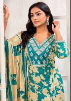 Monjolika Fashion Dark Grey Chanderi Silk Embroidered Work Party Pant Style Suit - Distacart