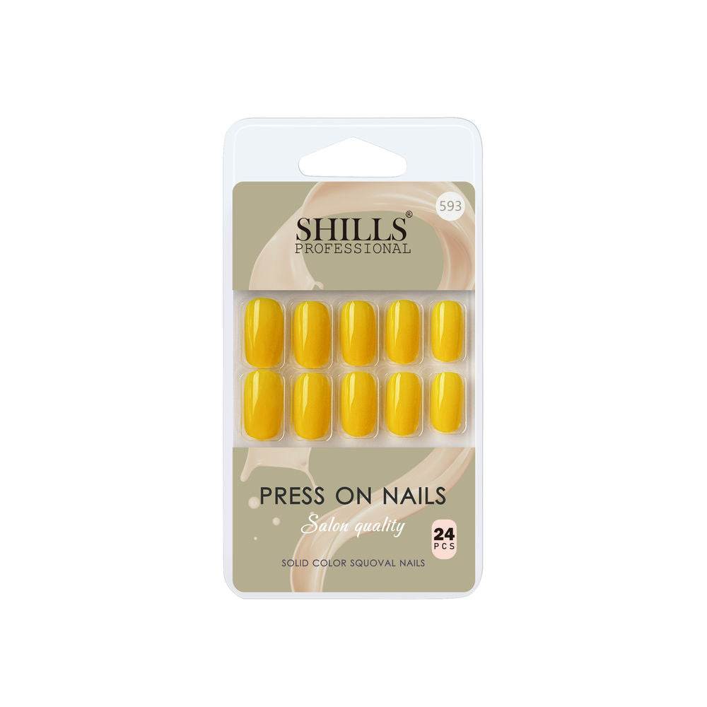 Shills Professional Reusable Press On Nails Square - SPN593