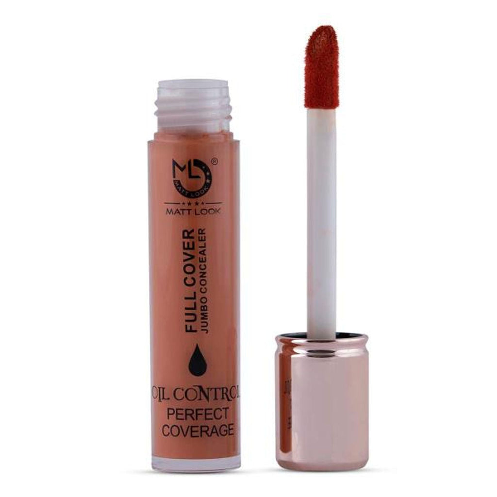 Matt Look Full Cover Jumbo Oil Control Perfect Coverage Concealer - Orange Corrector - Distacart