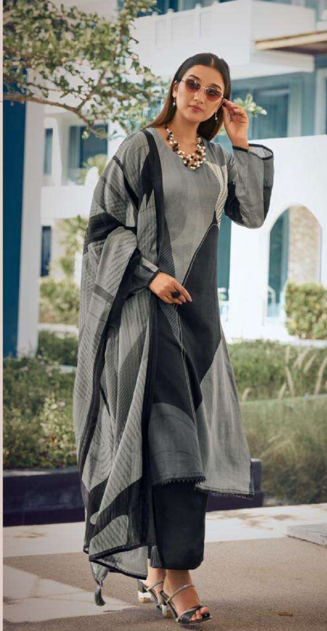 Pramukh Fab Grey Color Rayon Kurta Set - Distacart