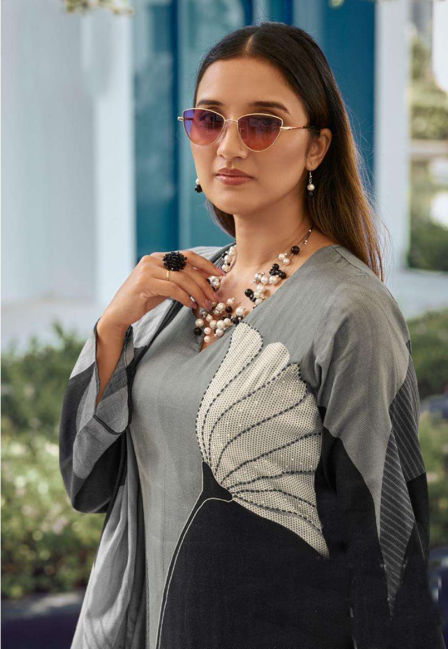 Pramukh Fab Grey Color Rayon Kurta Set - Distacart