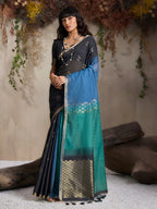 Monjolika Fashion Multi Colour Viscose Cotton Weaving Contemporary Saree - Distacart