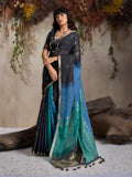 Monjolika Fashion Multi Colour Viscose Cotton Weaving Contemporary Saree - Distacart