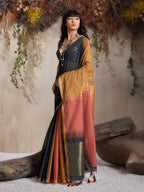 Monjolika Fashion Multi Colour Viscose Cotton Weaving Contemporary Saree - Distacart