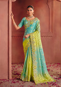 Monjolika Fashion Jacquard Multicolor Embroidered Wedding Saree - Distacart