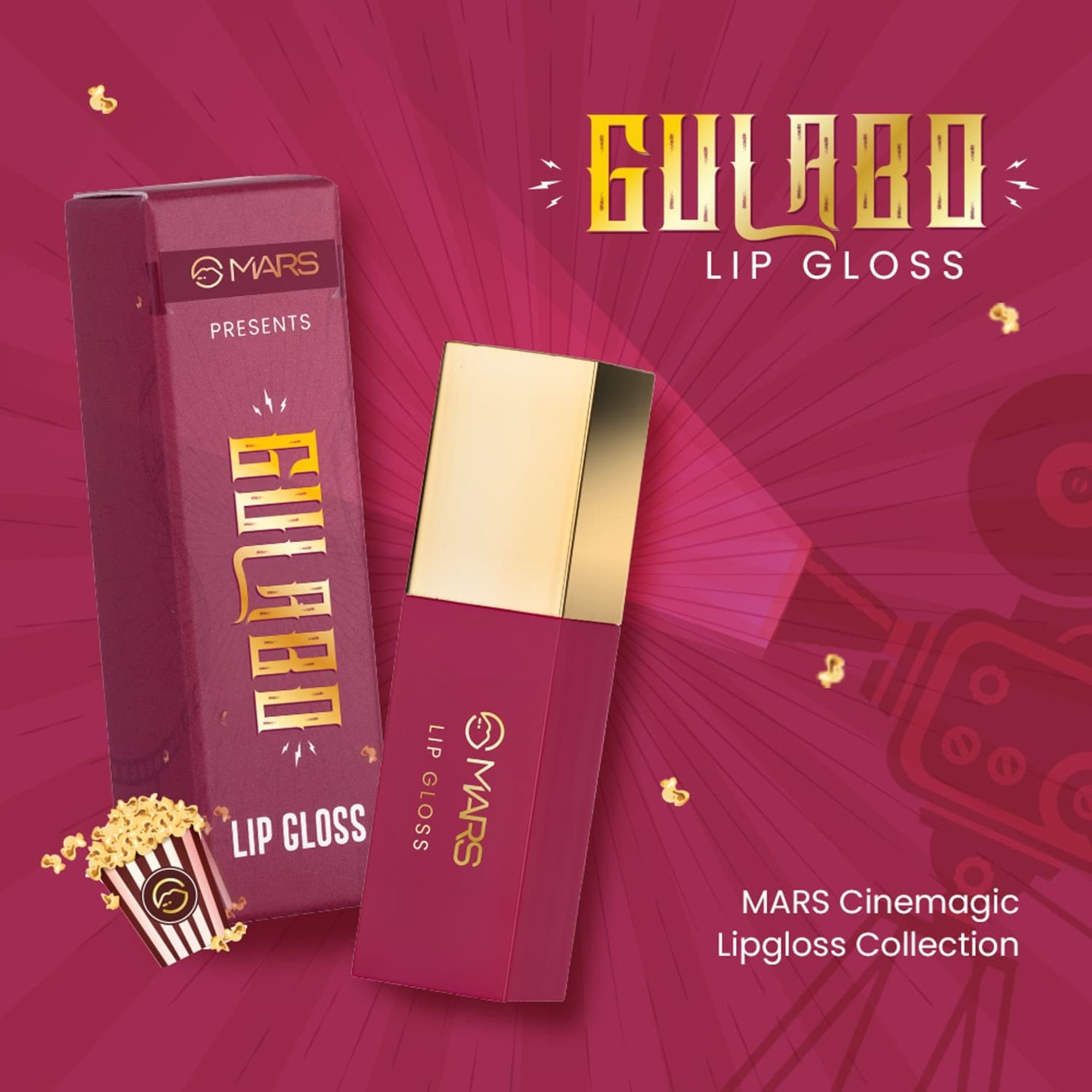 MARS Cosmetics CineMagic Colored Lip Gloss - 03 Gulabo